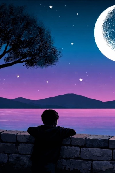 the blazing star of the cold night sky